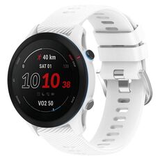 Per Xiaomi MI Watch Color 2 22mm Cinturino in silicone morbido a tinta unita (bianco)
