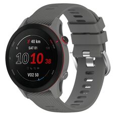 Per Xiaomi MI Watch Sport 22mm Cinturino in silicone morbido a tinta unita (grigio scuro)