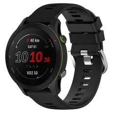Per Xiaomi MI Watch Color 22mm Cinturino in silicone morbido a tinta unita (nero)