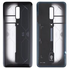 Cover posteriore in vetro per batteria per ZTE Nubia Red Magic 6S (nero trasparente)