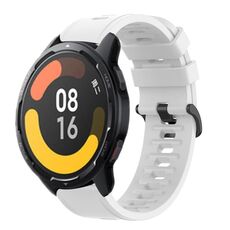 Per Xiaomi MI Watch Color 2 22mm Cinturino in silicone morbido a tinta unita (bianco)
