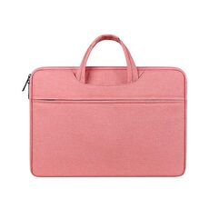 ST01 Borsa per laptop antiurto impermeabile di grande capacità, dimensioni: 15,6 pollici (Lady Pink)