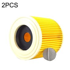 Filtro HEPA 2 pezzi per accessori per aspirapolvere Karcher A2004 / A2204 (giallo)