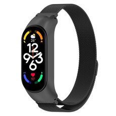 Per Xiaomi Mi Band 7 / 7NFC Cinturino in metallo in acciaio inossidabile Milano (nero)