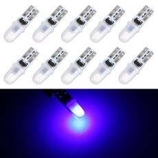 10 in 1 pannello strumenti per auto T5 LED luce decorativa (luce blu)