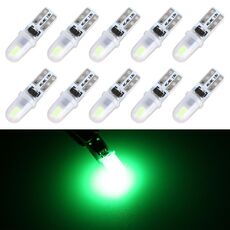 10 in 1 pannello strumenti per auto T5 LED luce decorativa (luce verde)