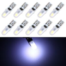10 in 1 pannello strumenti per auto T5 LED luce decorativa (luce bianca)