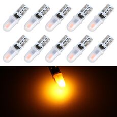 10 in 1 pannello strumenti per auto T5 LED luce decorativa (luce gialla)