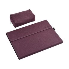 Per Microsoft Surface Pro 9 Custodia per tablet PC all-inclusive con alimentatore (rosso vino)