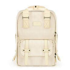 CADeN Zaino per fotocamera portatile con tracolla per fotografia multifunzionale, dimensioni: 28,5 x 14 x 42 cm (beige)