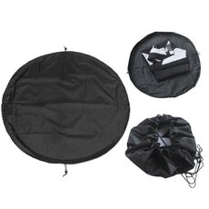 Borsa da bagno per muta da bagno in tessuto Oxford 210D Borsa a cambio rapido, specifica: diametro 130 cm (nero)