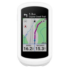 Custodia protettiva in silicone per cronometro Garmin Edge Explore 2 (bianca)