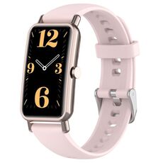 Per Huawei Watch Fit Mini 16mm Cinturino in silicone (rosa chiaro)
