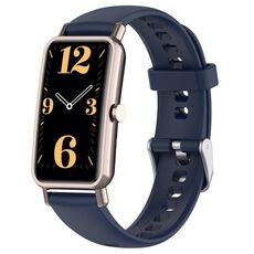 Per Huawei Watch Fit Mini cinturino in silicone da 16 mm (blu notte)