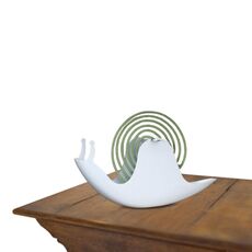 Vassoio a spirale per zanzara a forma di lumaca da 2 pezzi (bianco)