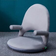 Supporto lombare dello schienale pieghevole della sedia di allattamento regolabile a 42 velocità (grigio)