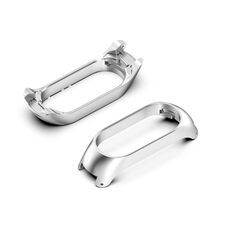 Per Xiaomi Mi Band 7 / 7 Custodia protettiva per orologio con cornice in metallo NFC (argento)