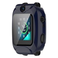 Per Xplora XGO2 Custodia per PC con pellicola in vetro temperato (inchiostro blu)