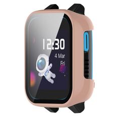 Per Xplora XGO3 Custodia per PC con pellicola in vetro temperato (rosa)