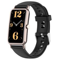 Per Huawei Watch Fit Mini cinturino in silicone da 16 mm (nero)