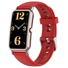 Per Huawei Watch Fit Mini cinturino in silicone da 16 mm (rosso)