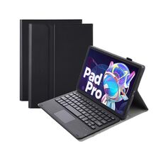 Custodia in pelle con tastiera Bluetooth AM18-A con touchpad per Lenovo XiaoXin Pad Pro 2022 11,2 pollici (nero)