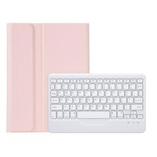 Custodia in pelle per tastiera Bluetooth AM18-B per Lenovo XiaoXin Pad Pro 2022 11,2 pollici (rosa)