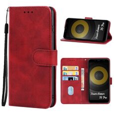 Per Ulefone Power Armor 16 Pro Custodia in pelle per telefono (rossa)