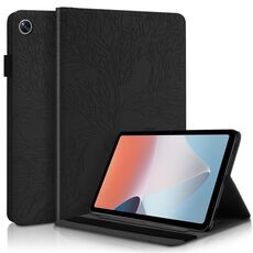 Per OPPO Pad Air Life Tree Series Custodia per tablet in pelle con vibrazione orizzontale (nera)
