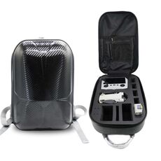 Zaino rigido in fibra di carbonio per PC con guscio rigido per drone DJI Mini 3 Pro (grigio scuro)