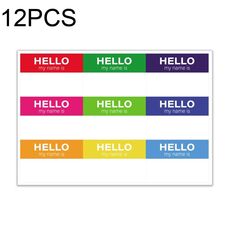 12 PCS Adesivi con il mio nome 18 Adesivi di design Adesivi per cancelleria per bambini (Stile 1)