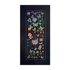 10 PCS Stampaggio a caldo Laser Cartoon Animal Sticker Decorazione Mano Conto Materiale (Farfalla)