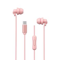 WEKOME YB02 SHQ Series In-Ear Sleep Wired Auricolare, Tipo di Spina:Tipo-C (Rosa)