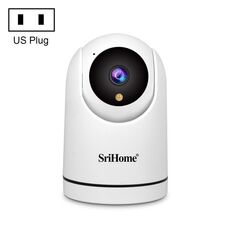 SriHome SH042 2.0MP 1080P HD AI WiFi Pan-tilt Telecamera di sorveglianza (spina USA)