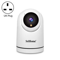 SriHome SH042 2.0MP 1080P HD AI WiFi Pan-tilt Telecamera di sorveglianza (spina UK)