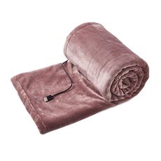 Piccola coperta elettrica portatile da 5 V USB a bassa tensione, larghezza: 140x80 cm (rosa)