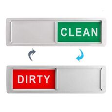 Magnete per lavastoviglie Clean Dirty Sign 2 Coprimagnete per lavastoviglie a doppia faccia (bianco)