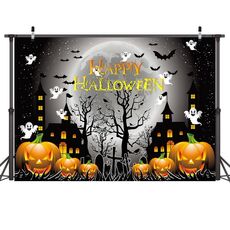 2.1m x 1.5m Halloween Element Shoting Background Panno Decorazione per feste (2030)