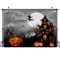 2,1 m x 1,5 m Halloween Element Shoting Background Panno Decorazione per feste (4463)