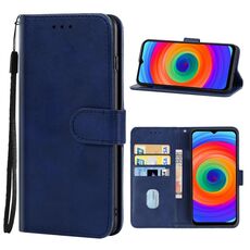 Per Ulefone Note 14 Custodia in pelle per telefono (blu)