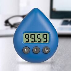 Promemoria per l'apprendimento degli studenti con timer elettronico a goccia d'acqua (blu)