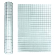 30 cm x 500 cm pellicola di trasferimento di posizionamento in vinile trasparente autoadesiva in PVC (nero)