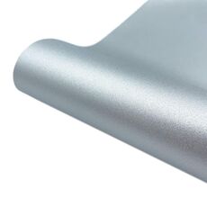 30 x 50 cm Pellicola vinilica permanente con adesivo glitterato per decorazioni in vetro da parete per tazze (argento)