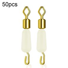 100 pezzi HS-052 connettore ad anello in silicone a forma di otto, specifica: piccolo (beige rombo)