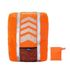 AYKRM AS6-007 Zaino da ciclismo Copertura impermeabile riflettente antipolvere (rosso fluorescente)