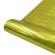 30,5 x 100 cm Illusion Laser Brushed Glitter autoadesivo per incisioni in vinile (oro)
