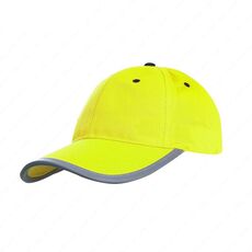 AS-610 Cappuccio per parasole riflettente per la sicurezza del traffico Cappuccio fluorescente traspirante per lo sport (giallo fluorescente)