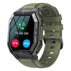 Orologio Bluetooth intelligente per esterno con monitoraggio della pressione sanguigna della pressione sanguigna (verde)