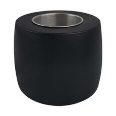 Lampada da camino ad alcool da tavolo Riscaldatore di fiamma Caminetto portatile in cemento per esterni (nero)