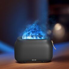 Simulazione Fiamma Aromaterapia Umidificatore Camera da letto Luce ambientale, Colore: 3 colori (RGB)